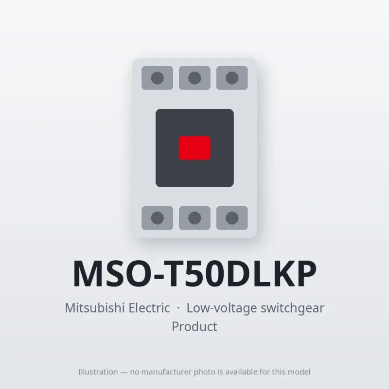 MSO-T50DLKP Mitsubishi Low-voltage switchgear Magnetic Starter