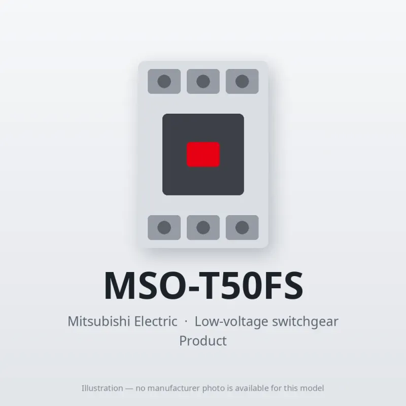 MSO-T50FS Mitsubishi Low-voltage switchgear Magnetic Starter
