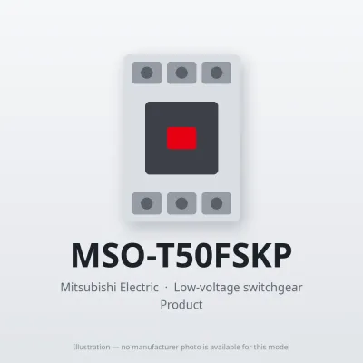 MSO-T50FSKP Mitsubishi Low-voltage switchgear Magnetic Starter