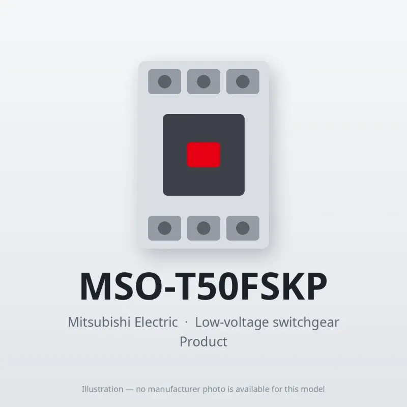MSO-T50FSKP Mitsubishi Low-voltage switchgear Magnetic Starter