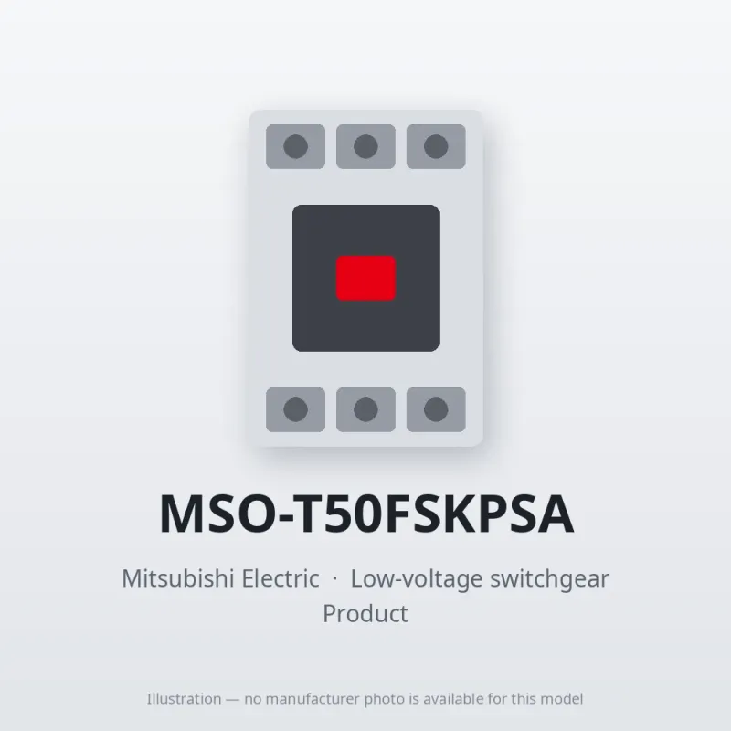 MSO-T50FSKPSA Mitsubishi Low-voltage switchgear Magnetic Starter
