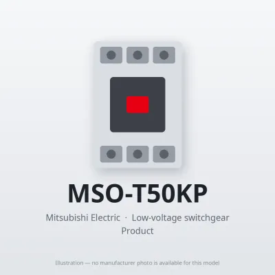 MSO-T50KP Mitsubishi Low-voltage switchgear Magnetic Starter