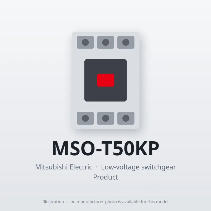MSO-T50KP Mitsubishi Low-voltage switchgear Magnetic Starter