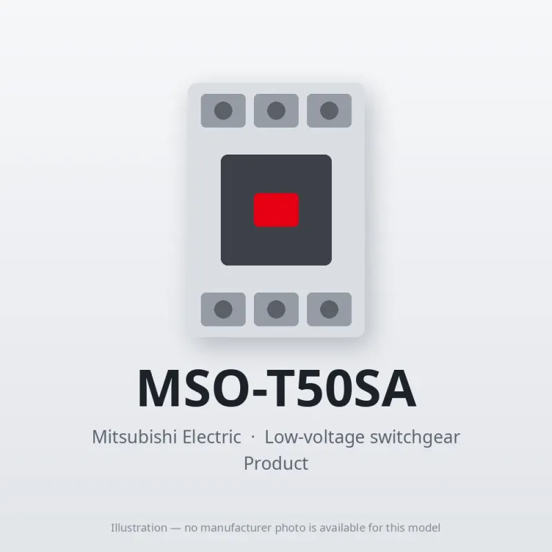 MSO-T50SA Mitsubishi Low-voltage switchgear Magnetic Starter