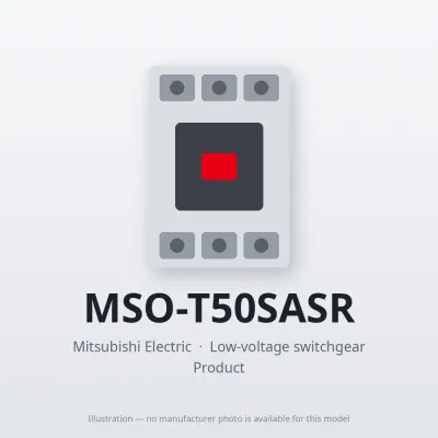 MSO-T50SASR Mitsubishi Low-voltage switchgear Magnetic Starter
