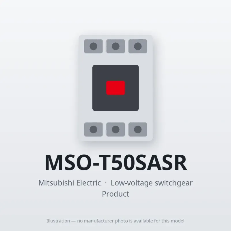 MSO-T50SASR Mitsubishi Low-voltage switchgear Magnetic Starter