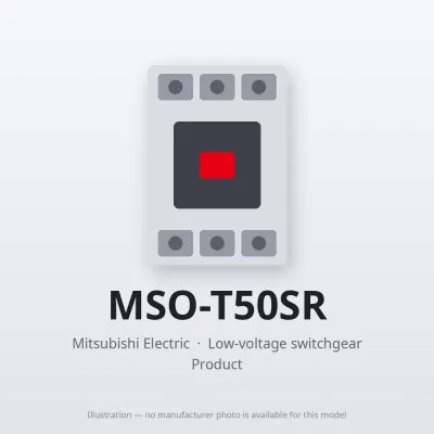 MSO-T50SR Mitsubishi Low-voltage switchgear Magnetic Starter
