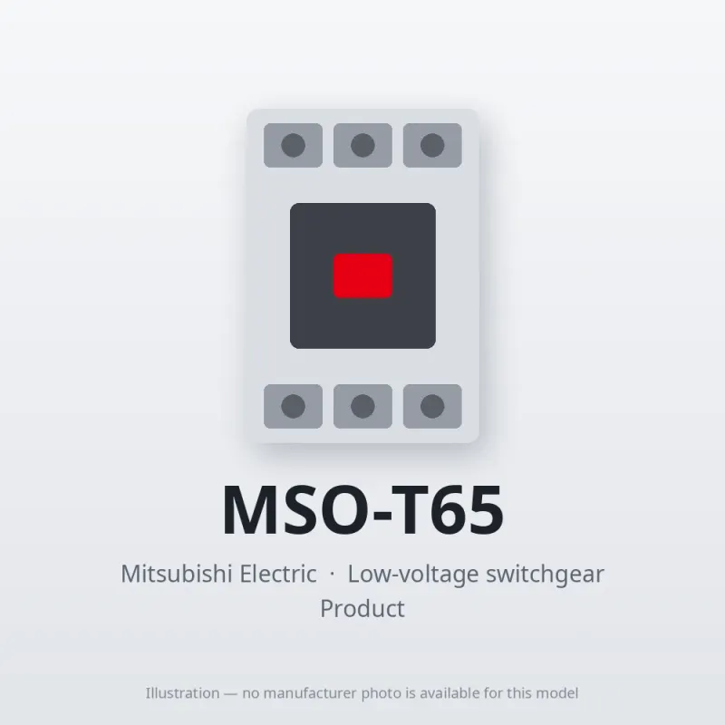 MSO-T65 Mitsubishi Low-voltage switchgear Magnetic Starter