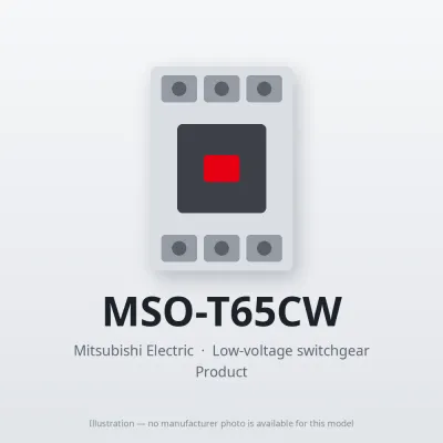MSO-T65CW Mitsubishi Low-voltage switchgear Magnetic Starter