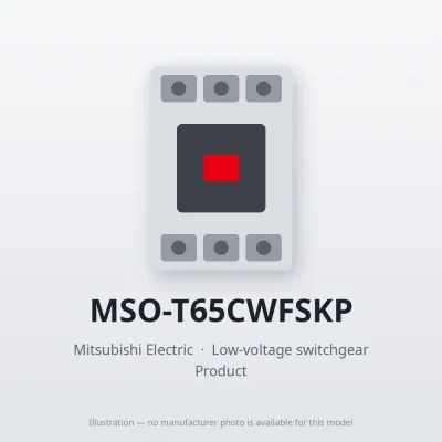MSO-T65CWFSKP Mitsubishi Low-voltage switchgear Magnetic Starter
