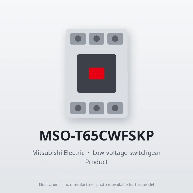 MSO-T65CWFSKP Mitsubishi Low-voltage switchgear Magnetic Starter