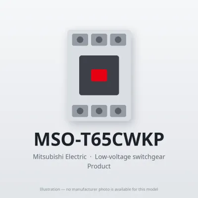 MSO-T65CWKP Mitsubishi Low-voltage switchgear Magnetic Starter