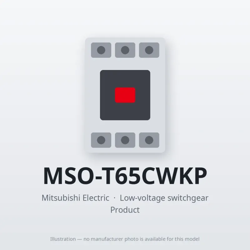 MSO-T65CWKP Mitsubishi Low-voltage switchgear Magnetic Starter