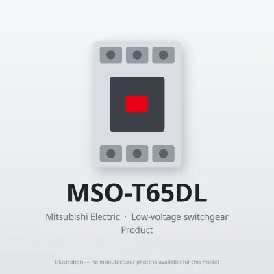 MSO-T65DL Mitsubishi Low-voltage switchgear Magnetic Starter