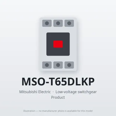 MSO-T65DLKP Mitsubishi Low-voltage switchgear Magnetic Starter