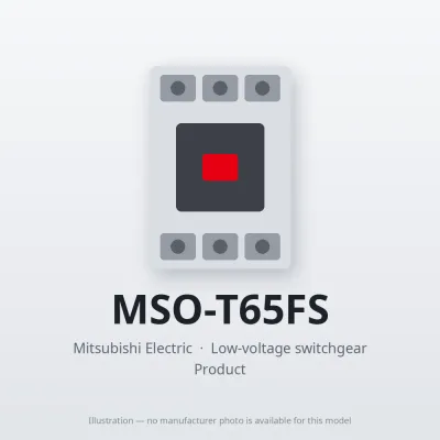 MSO-T65FS Mitsubishi Low-voltage switchgear Magnetic Starter