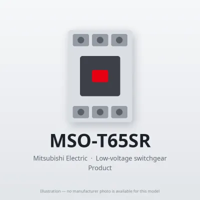 MSO-T65SR Mitsubishi Low-voltage switchgear Magnetic Starter