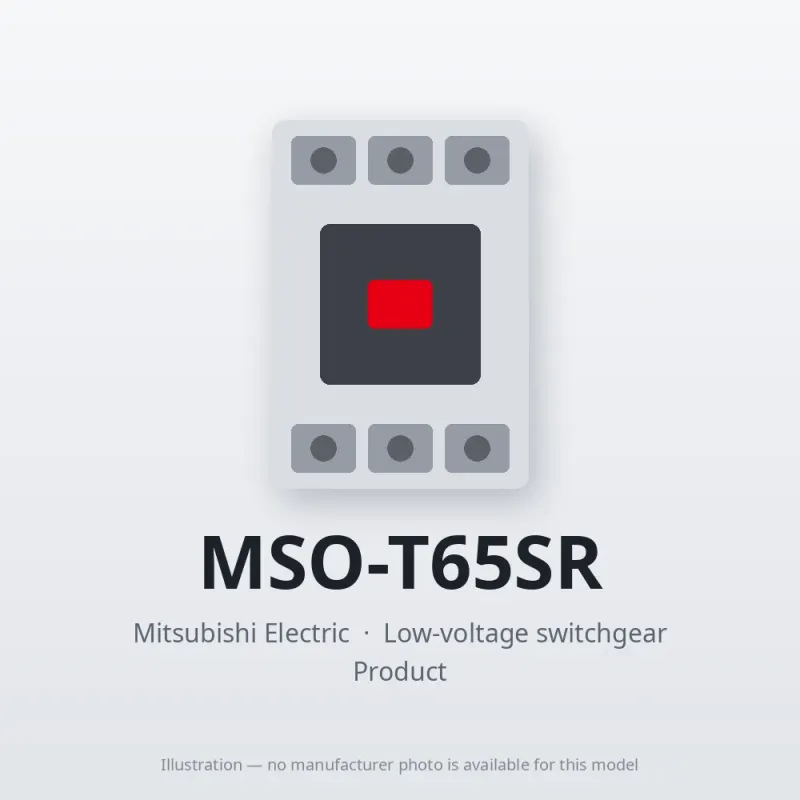 MSO-T65SR Mitsubishi Low-voltage switchgear Magnetic Starter