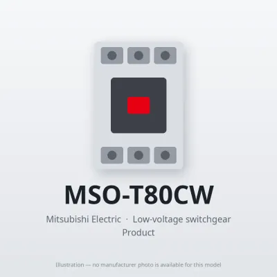 MSO-T80CW Mitsubishi Low-voltage switchgear Magnetic Starter