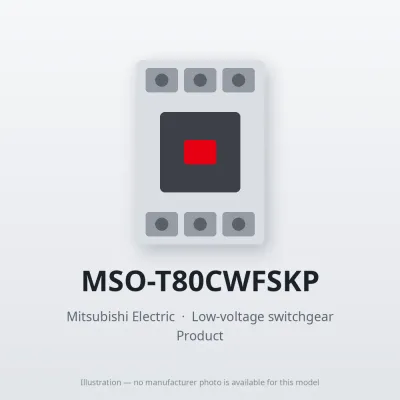 MSO-T80CWFSKP Mitsubishi Low-voltage switchgear Magnetic Starter