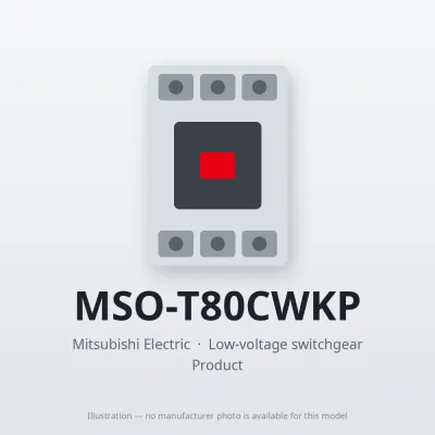 MSO-T80CWKP Mitsubishi Low-voltage switchgear Magnetic Starter