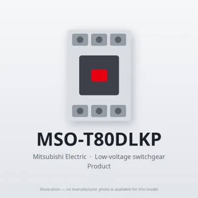 MSO-T80DLKP Mitsubishi Low-voltage switchgear Magnetic Starter