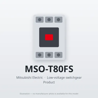 MSO-T80FS Mitsubishi Low-voltage switchgear Magnetic Starter