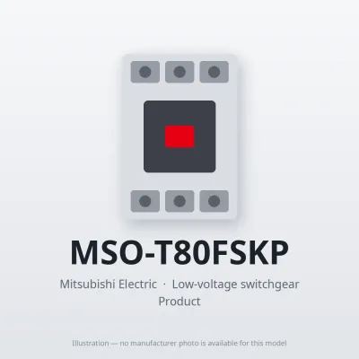 MSO-T80FSKP Mitsubishi Low-voltage switchgear Magnetic Starter