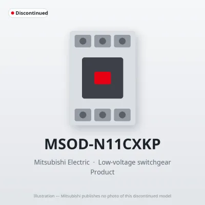 MSOD-N11CXKP Mitsubishi Low-voltage switchgear Magnetic Starter