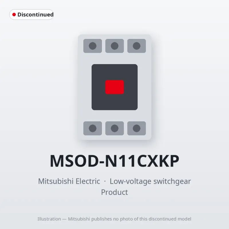 MSOD-N11CXKP Mitsubishi Low-voltage switchgear Magnetic Starter