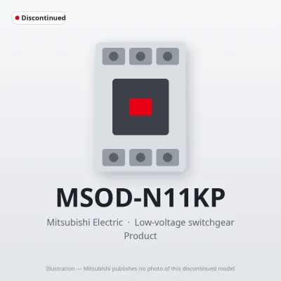 MSOD-N11KP Mitsubishi Low-voltage switchgear Magnetic Starter