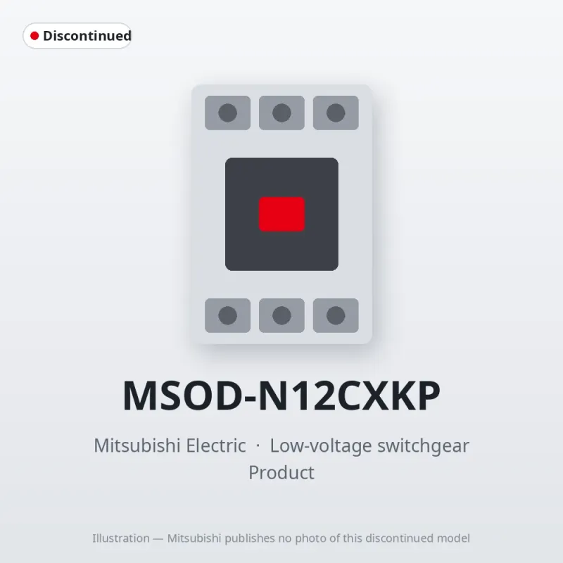 MSOD-N12CXKP Mitsubishi Low-voltage switchgear Magnetic Starter