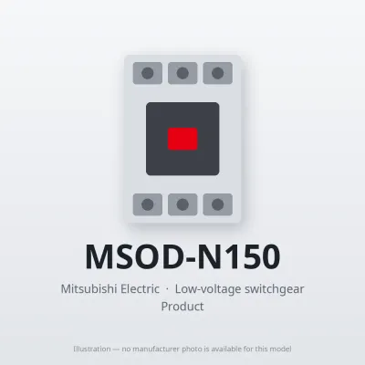 MSOD-N150 Mitsubishi Low-voltage switchgear Magnetic Starter