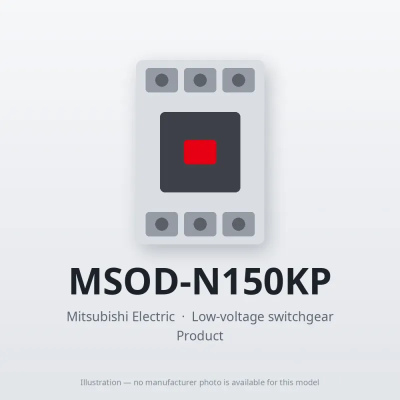 MSOD-N150KP Mitsubishi Low-voltage switchgear Magnetic Starter