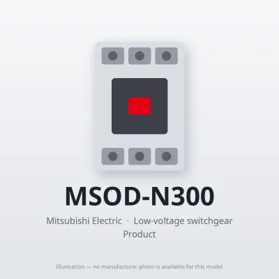 MSOD-N300 Mitsubishi Low-voltage switchgear Magnetic Starter
