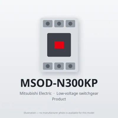 MSOD-N300KP Mitsubishi Low-voltage switchgear Magnetic Starter