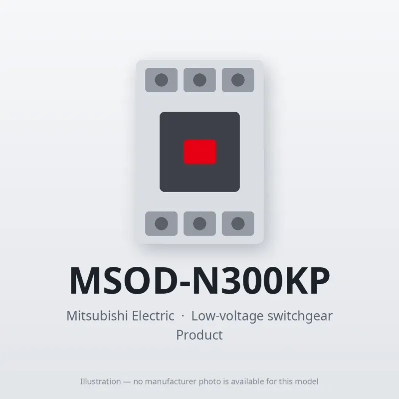 MSOD-N300KP Mitsubishi Low-voltage switchgear Magnetic Starter