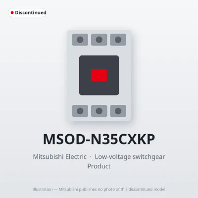 MSOD-N35CXKP Mitsubishi Low-voltage switchgear Magnetic Starter