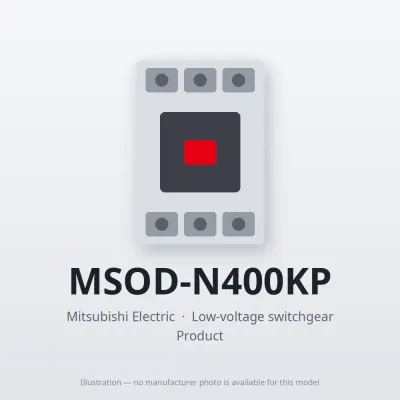 MSOD-N400KP Mitsubishi Low-voltage switchgear Magnetic Starter