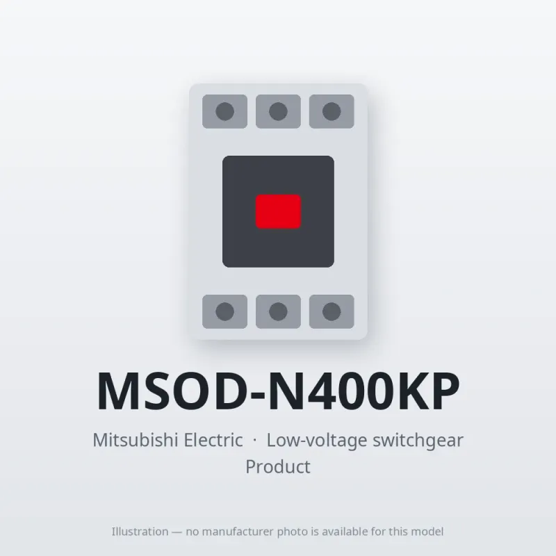 MSOD-N400KP Mitsubishi Low-voltage switchgear Magnetic Starter