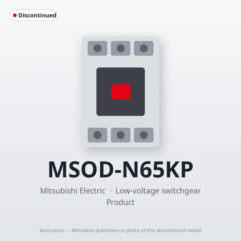 MSOD-N65KP Mitsubishi Low-voltage switchgear Magnetic Starter