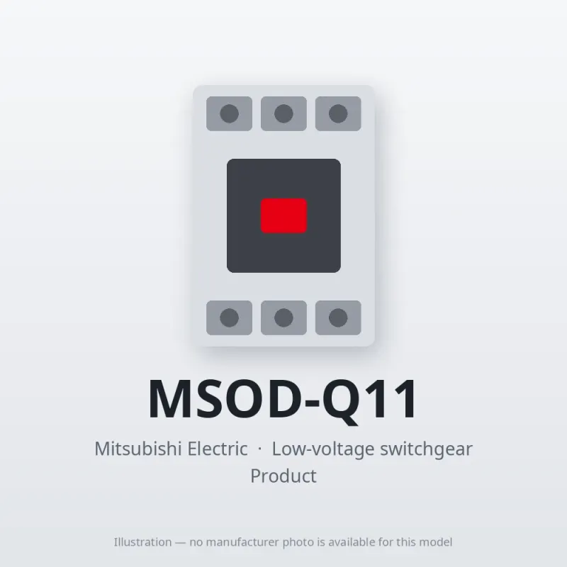 MSOD-Q11 Mitsubishi Low-voltage switchgear DC Interface Contactor