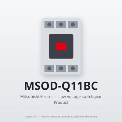 MSOD-Q11BC Mitsubishi Low-voltage switchgear DC Interface Contactor
