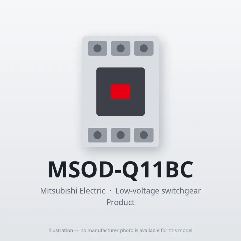 MSOD-Q11BC Mitsubishi Low-voltage switchgear DC Interface Contactor