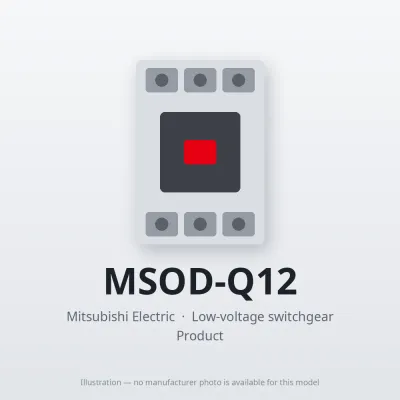 MSOD-Q12 Mitsubishi Low-voltage switchgear DC Interface Contactor