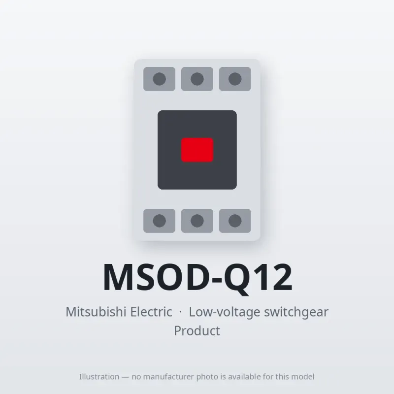 MSOD-Q12 Mitsubishi Low-voltage switchgear DC Interface Contactor