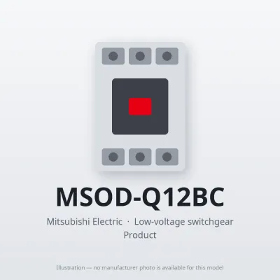 MSOD-Q12BC Mitsubishi Low-voltage switchgear DC Interface Contactor