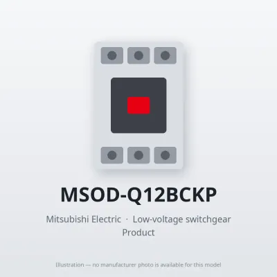 MSOD-Q12BCKP Mitsubishi Low-voltage switchgear DC Interface Contactor