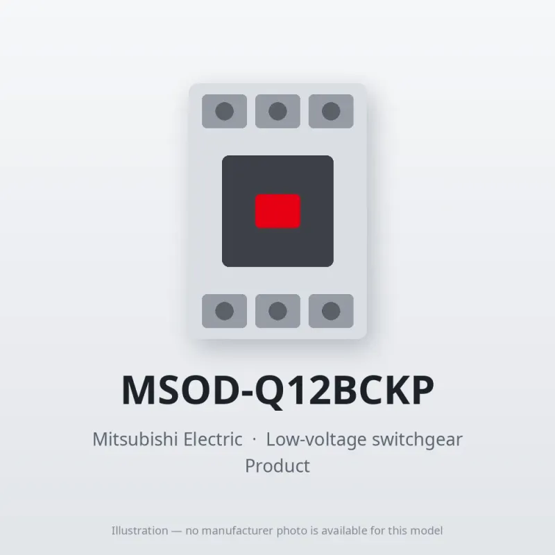 MSOD-Q12BCKP Mitsubishi Low-voltage switchgear DC Interface Contactor