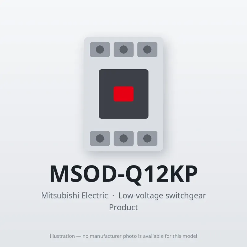 MSOD-Q12KP Mitsubishi Low-voltage switchgear DC Interface Contactor